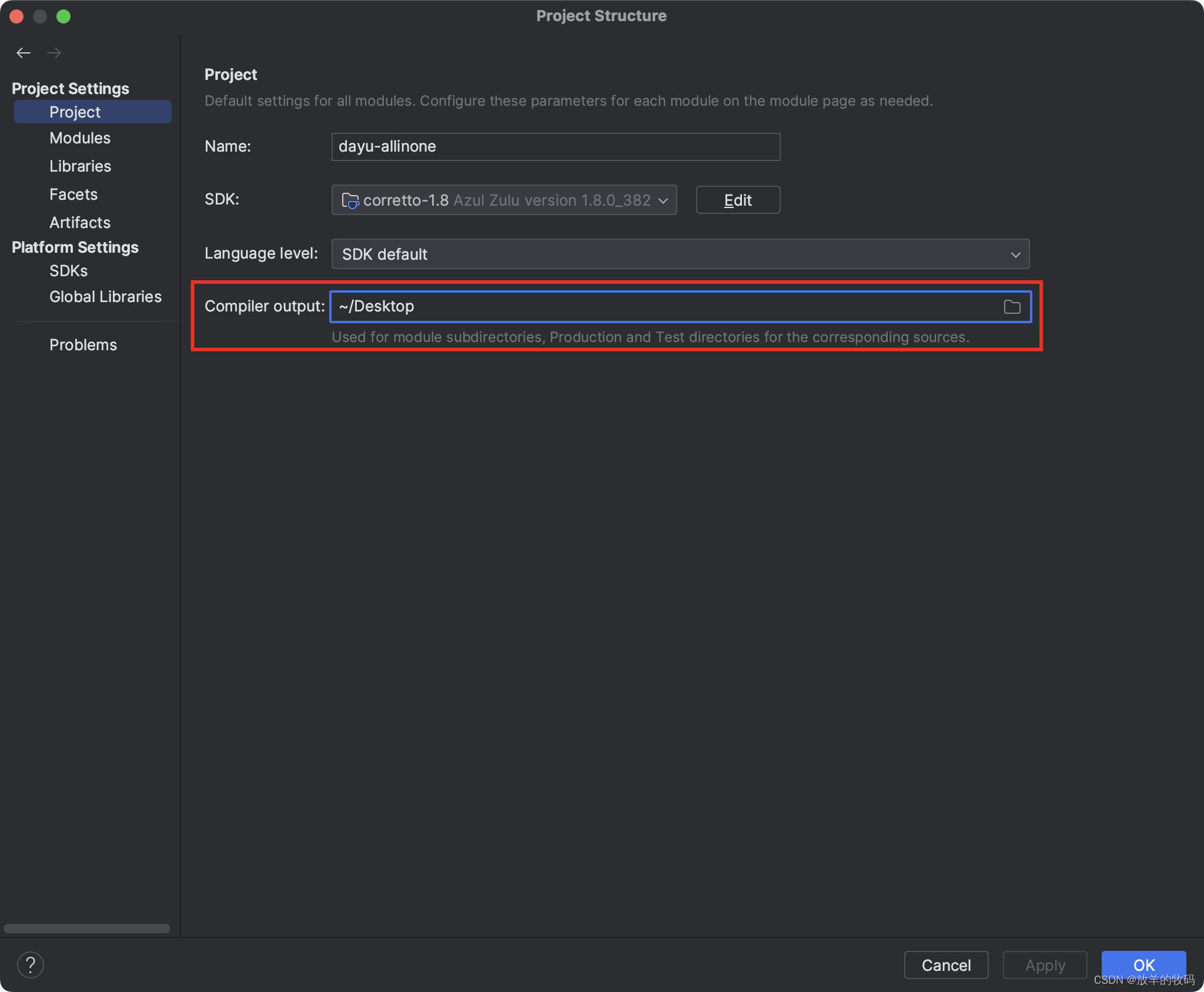 IntelliJ IDEA - the output path is not specified for module