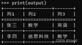 python的tabulate包在命令行下输出表格不对齐