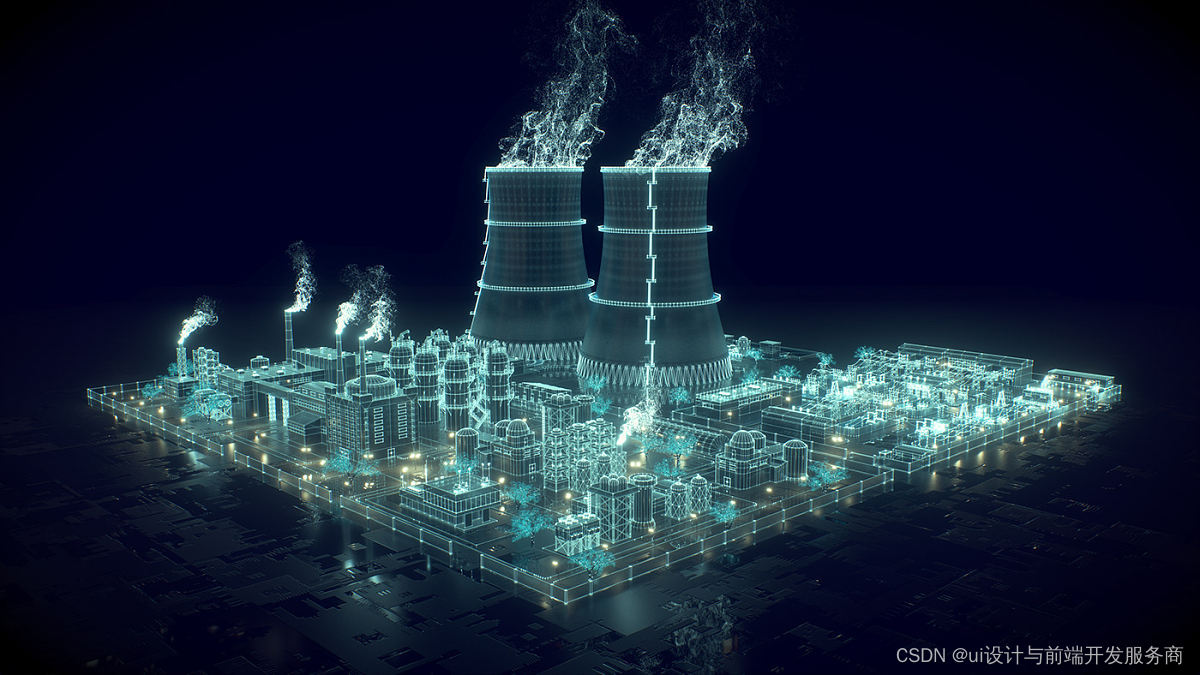 这组数字孪生科技感大屏领导说很nice!