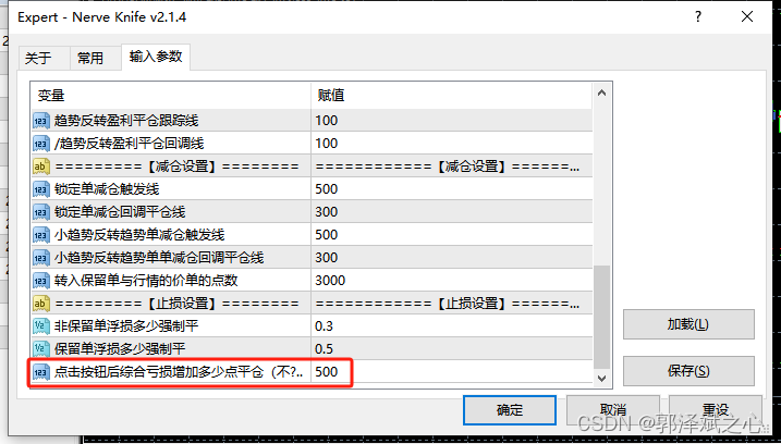 黄金交易策略（Nerve Nnife.mql4）：趋势平仓按钮的作用