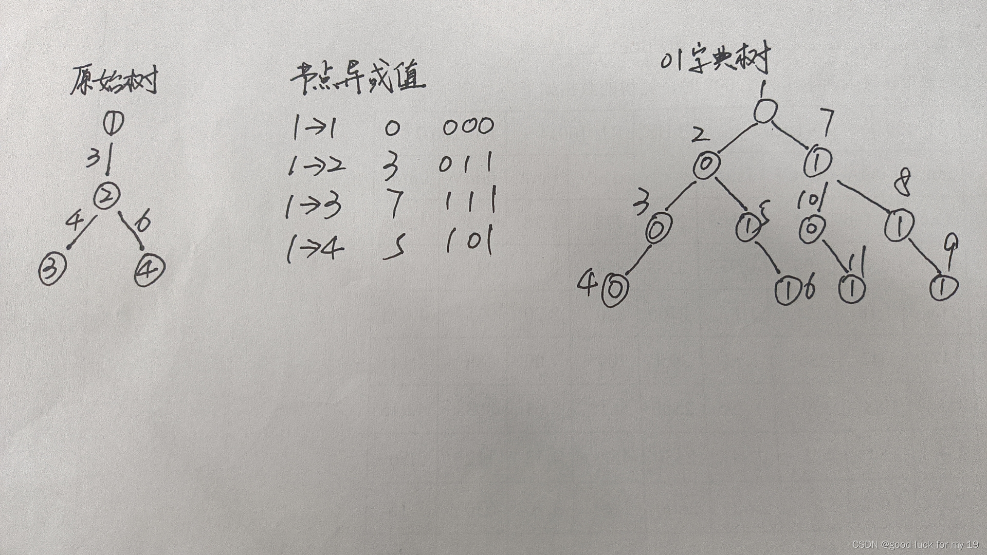 P<span style='color:red;'>4551</span> 最长异或路径