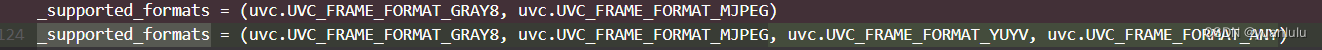 解决pyuvc无法<span style='color:red;'>读取</span>yuv<span style='color:red;'>格</span><span style='color:red;'>式</span><span style='color:red;'>的</span>问题