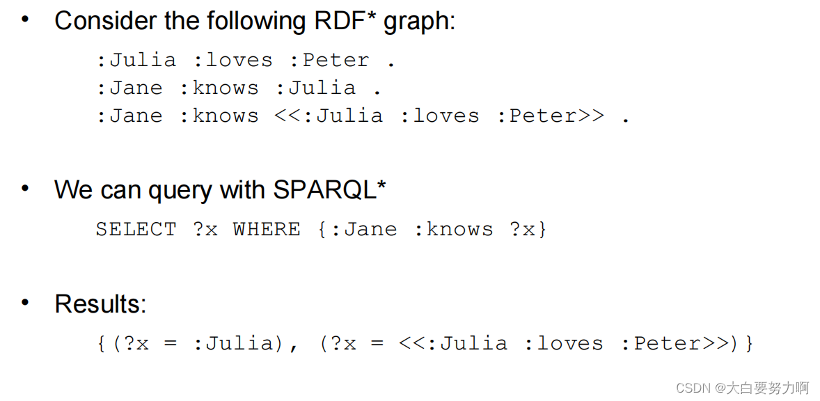 SPARQL* Return Types1