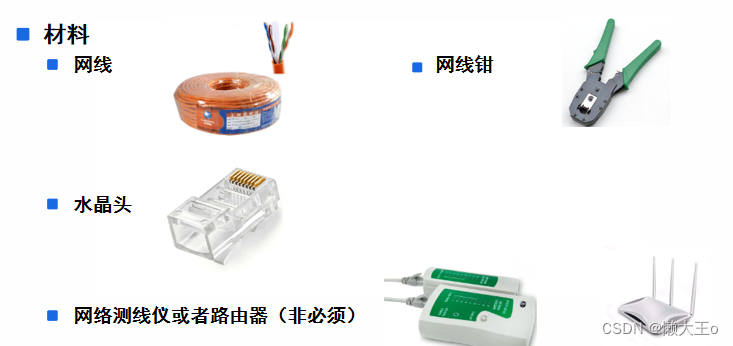 实施硬件基础网线的制作&路由器的配置