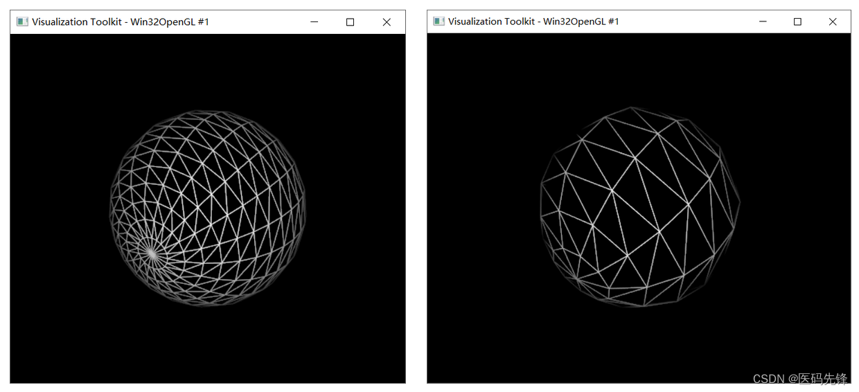 VTK图形算法API：vtkSphereSource，球几何数据