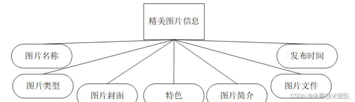 图4-3精美图片信息实体图