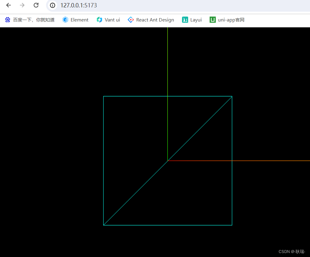 WEB 3D技术 three.js 集合体 讲解三角形构建图形 顶点概念 顶点值重用