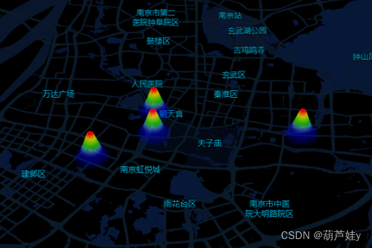 vue 中使用低版本高德地图1.4 ， 解决热力图渲染展示在可视化区域内使用setFitViewt跳转不起作用，计算地图的缩放级别和中心点