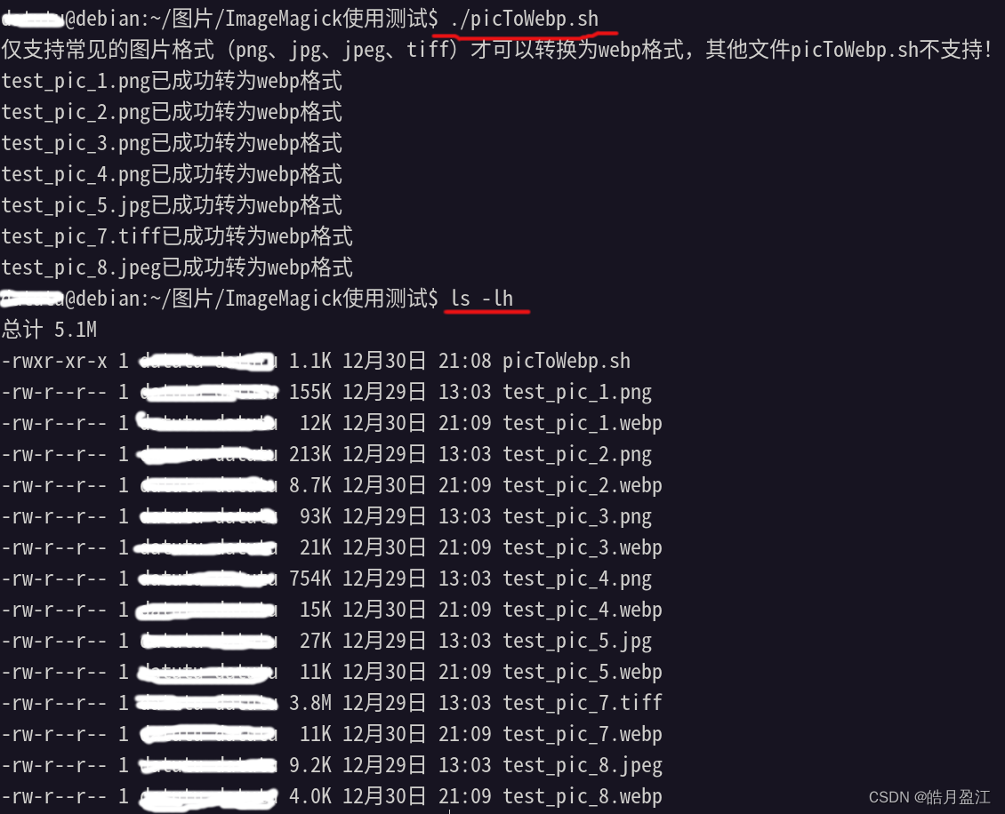 Linux Debian12安装和使用ImageMagick图像处理工具 常见图片png、jpg格式转webp格式