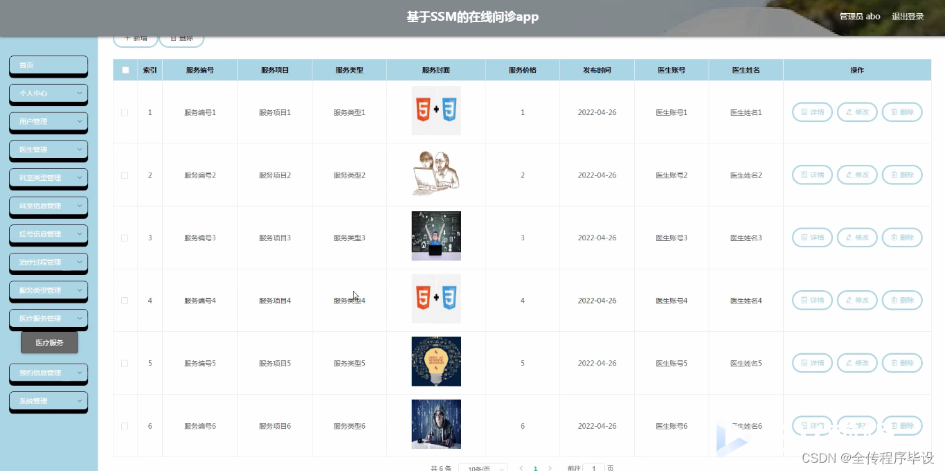 基于的在线问诊app源码开题