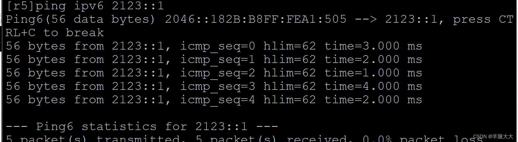 实验06_IPv６实验