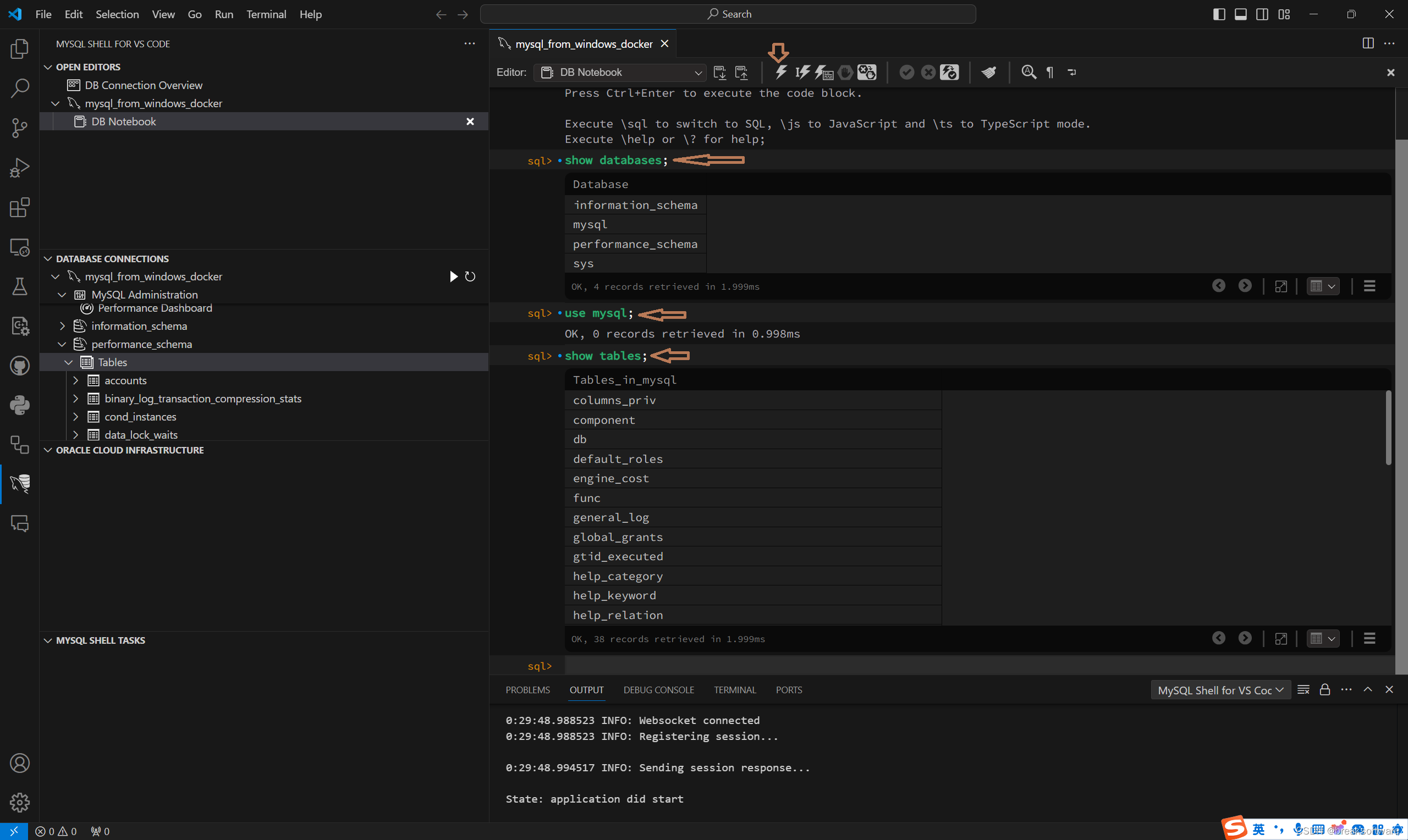 在Windows的Docker上部署Mysql服务