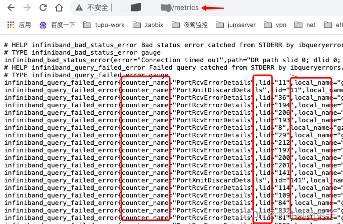 【infiniband监控】<span style='color:red;'>grafana</span><span style='color:red;'>变量</span>使用细化优化监控指标