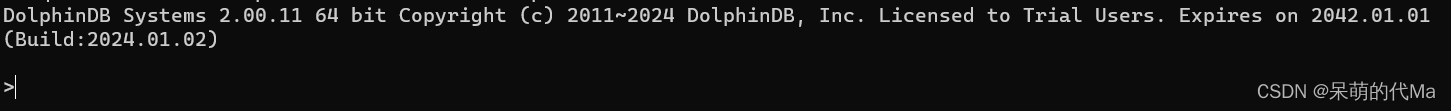 Windows安装DolphinDB，配置单节点启动与GUI