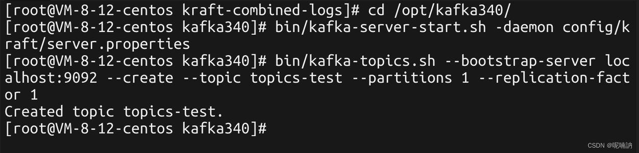 kafka3.4.0单机版安装配置教程（kraft模式舍弃ZK）_kafka kraft 单机