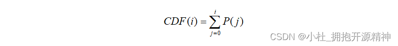 累计分布函数计算公式