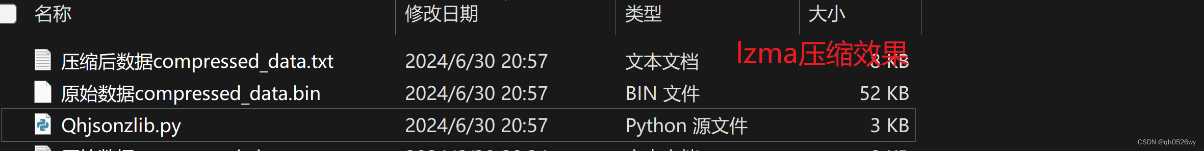 python 压缩数据