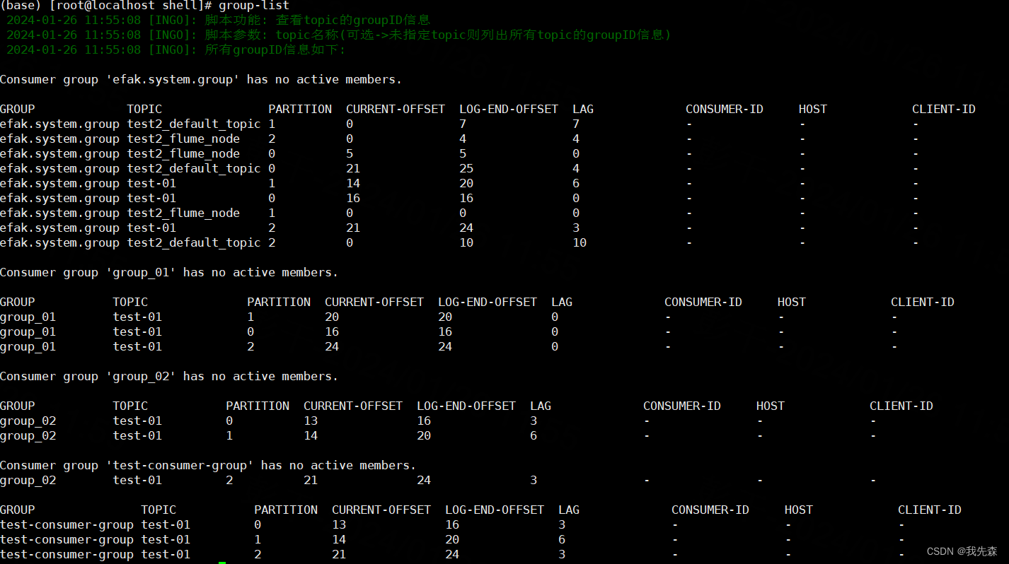 【shell-10】shell实现的各种kafka脚本