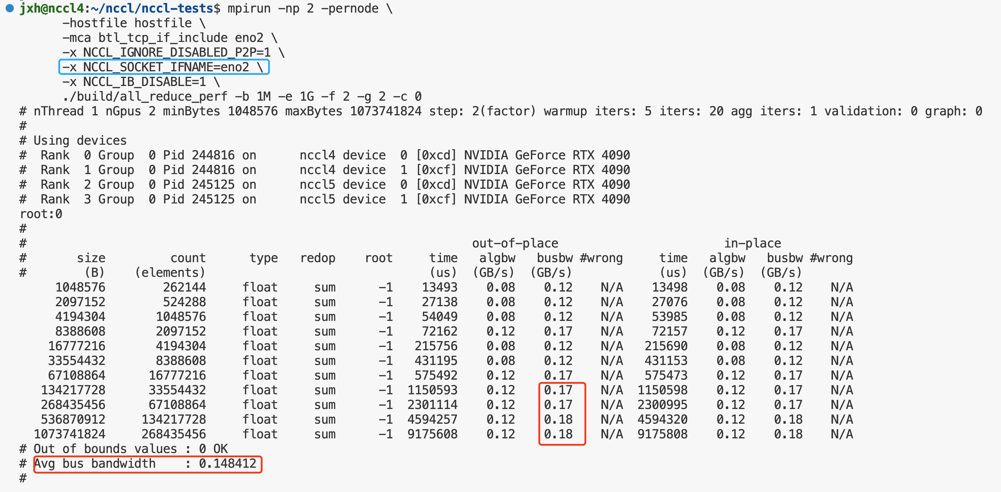 1. 多机多卡运行nccl-tests和channel获取_nccl test-CSDN博客