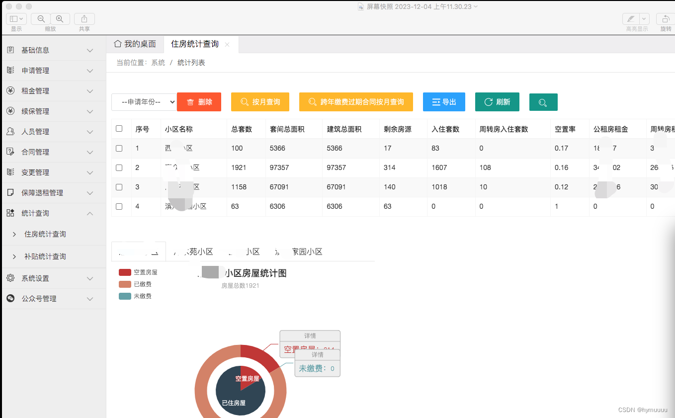 项目|保障房房产管理系统，政务房产解决方案