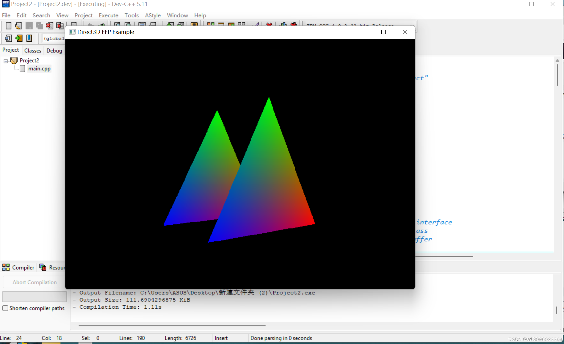 CodeBus 有问必答板块 自问自答 关于devc++ 开发图形库 DirectX9的流程说明。