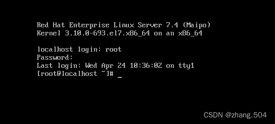 Linux--忘记root密码解决办法