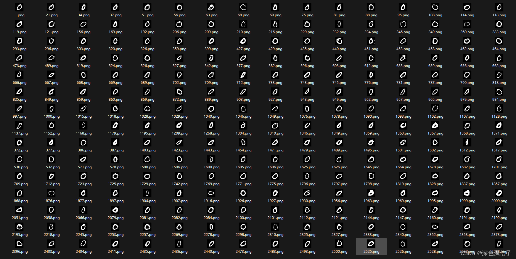 Python MNIST 转图片