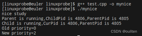 《Linux C编程实战》笔记：进程操作之ID，优先级