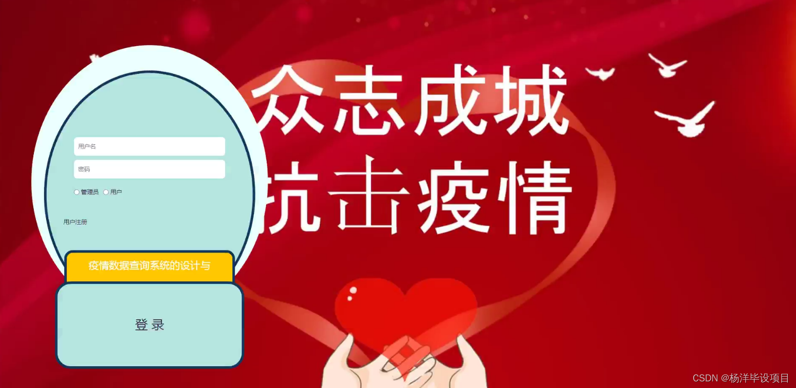 附源码计算机毕业设计疫情数据查询系统的设计与实现jspjavaspringmvc