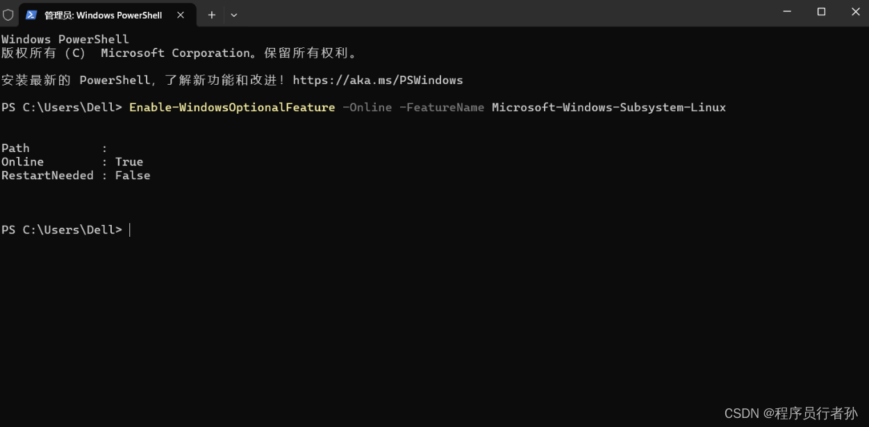 Windows 10 安装配置WSL2（Ubuntu 20.04）教程