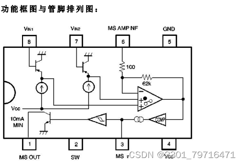 D3703F——应用于音响系统的静音检测电路 当音响系统在放音或快进 / 退时进行静音检测，输出控制信号。