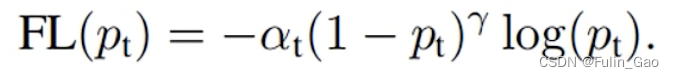 【目标检测】Focal Loss