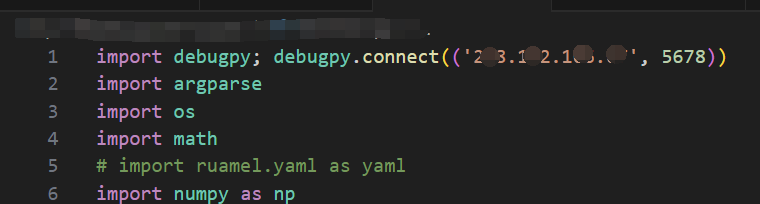 VScode debug python（服务器）