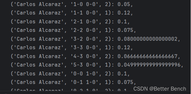 【2024美赛】C题 Problem C: Momentum in Tennis网球运动中的势头 网球问题一python代码