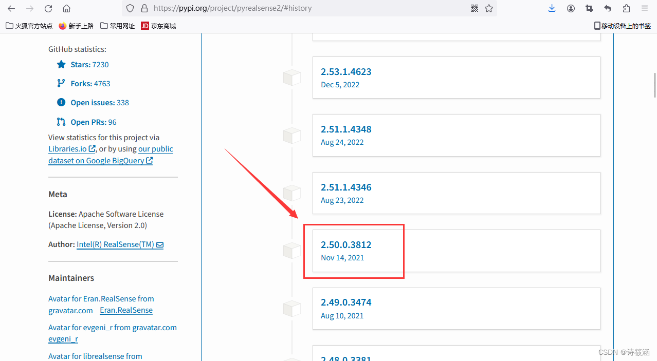 pip install pyrealsense2显示 Could not find a version that satisfies the ...