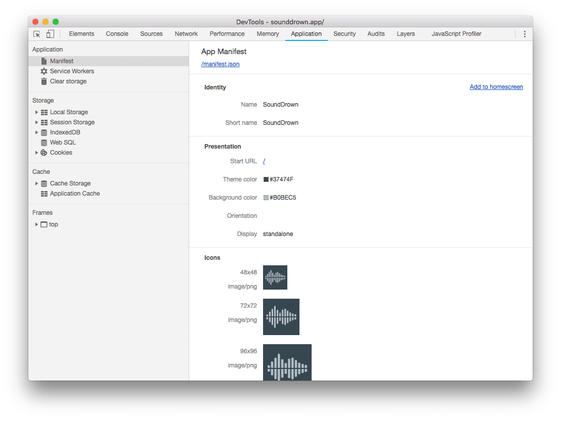 网站添加pwa操作和配置manifest.json后，没有效果排查问题