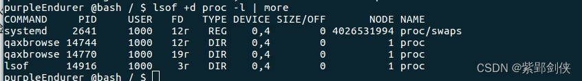 Linux shell编程学习笔记47：lsof命令