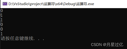 C++中的运算符