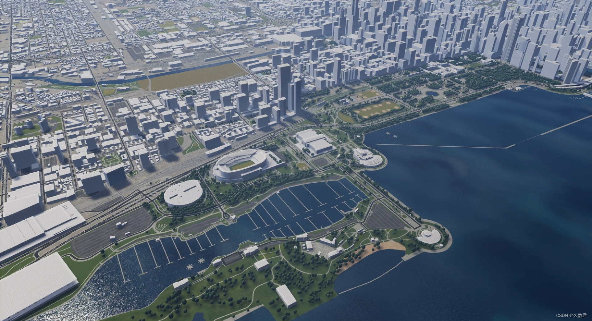 城市白模：裸眼3D下的未来都市构想