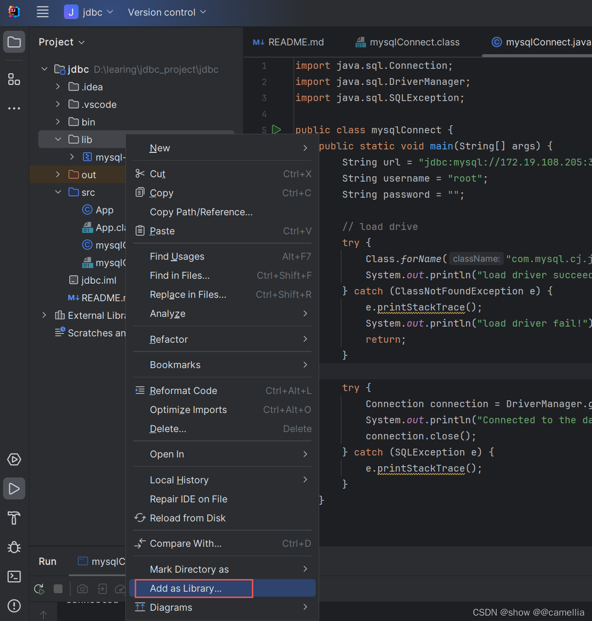 IntelliJ IDEA Java 连接 mysql 配置（附完整 demo）