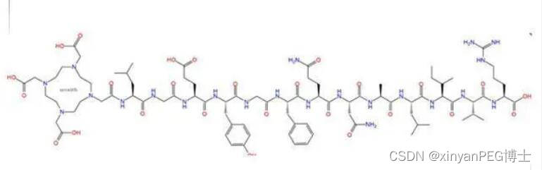 1262403-92-8，十三肽DOTA-LGEYGFQNALIVR，是一种具有特定氨基酸序列的多肽