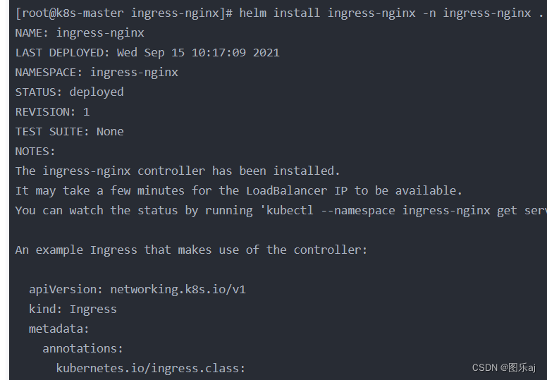 k8s helm ingressnginx Error template ingressnginx/templates