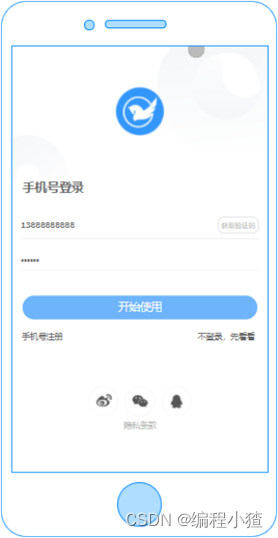 需求分析用户点击开始使用登录后的用户权限较大,可以查看,也可以操作