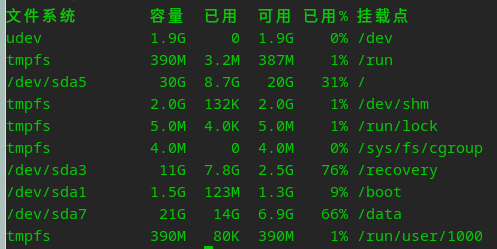 Deepin基本环境查看（四）【硬盘/分区、文件系统、硬连接/软连接】