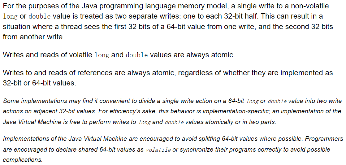 Java内存模型之原子性