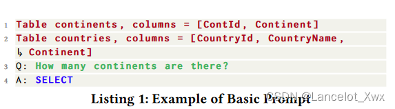 Text-to-SQL Empowered by Large Language Models: A Benchmark Evaluation 论文总结