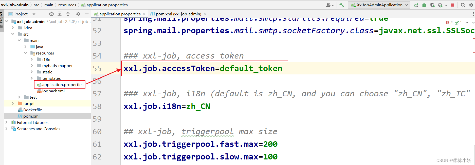 xxl-job报错：xxl-job registry fail：The access token is wrong