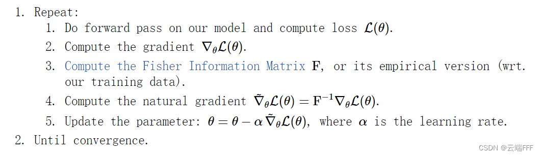 从费舍尔信息矩阵（Fisher Information Matrix, FIM）到自然梯度法