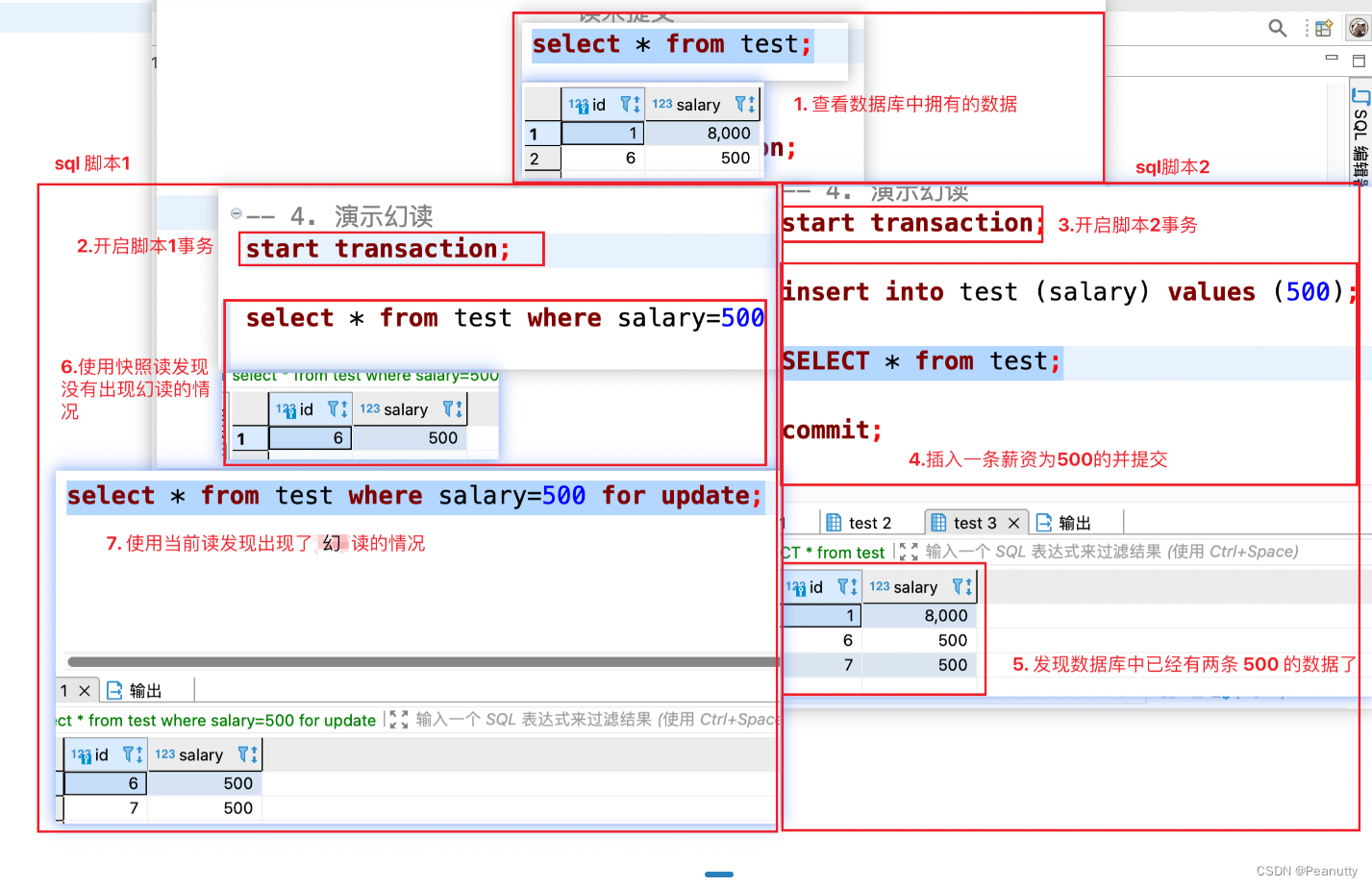 【MYSQL】事务隔离级别、脏读、不可重复读、幻读